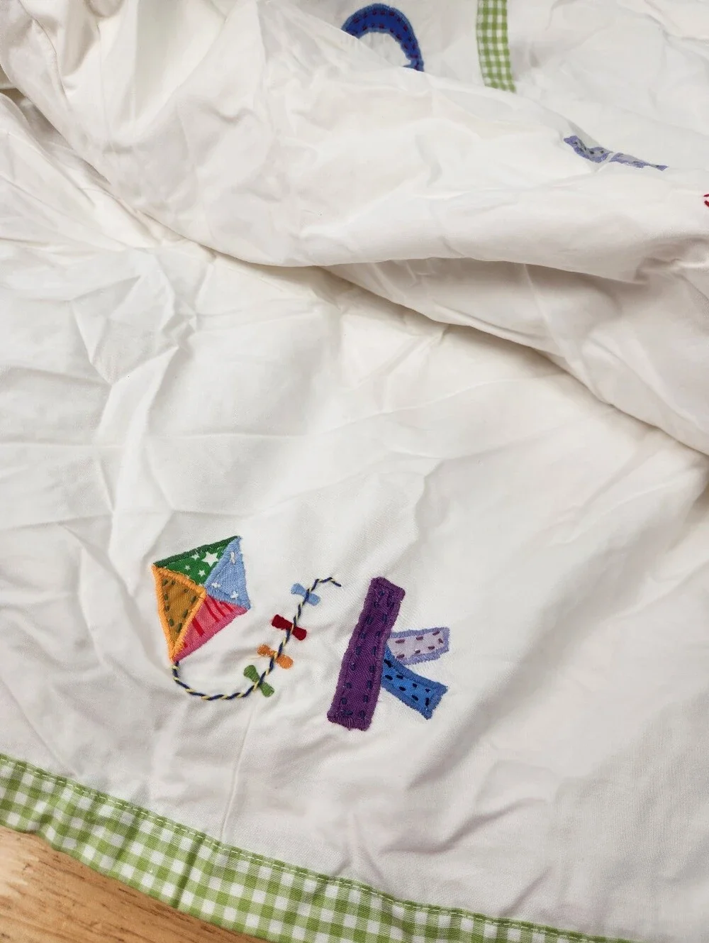 Pottery Barn Kids Alphabet Crib Bed Skirt 28